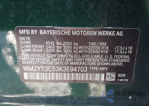 2019 Mini Countryman Cooper S from USA, damaged, VIN WMZYT3C53K3E94703